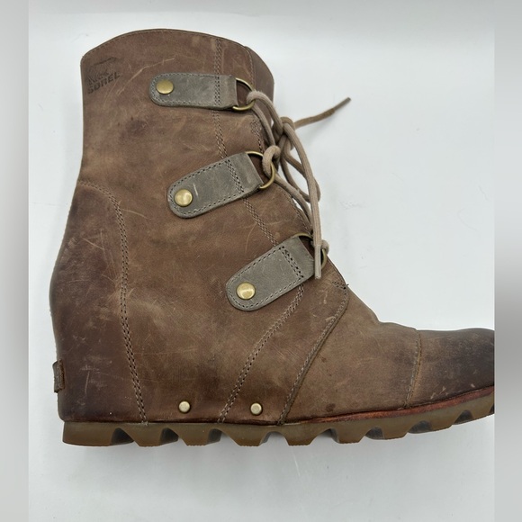 Sorel Joan of Arctic™ Leather Wedge Boot | Kettle Brown| Waterproof Size 9:5 - Picture 9 of 9